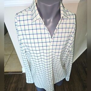 Mizzen+Main XL Trim Fit Long Sleeve Button-down Anti-wrinkle Shirt